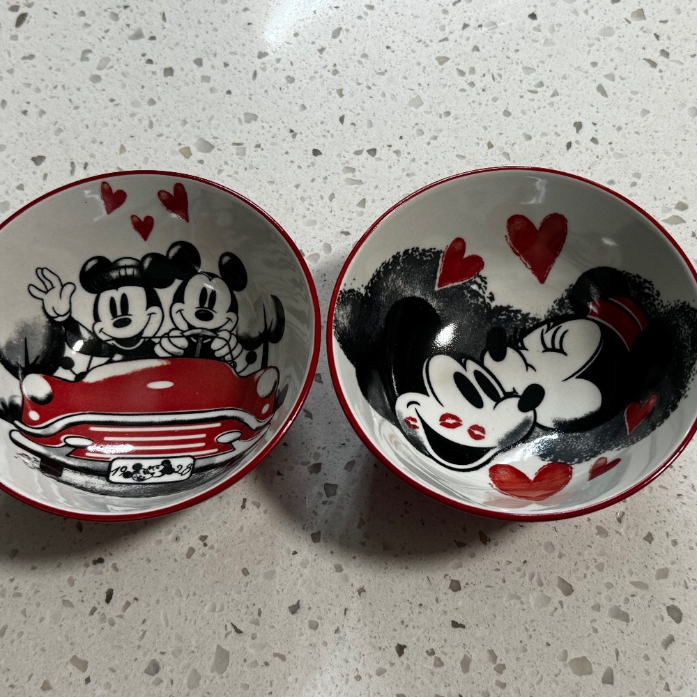 NWOT Disney Mickey Mouse Bowls